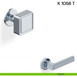 Pomolo per porta K 1056 T girevole Valli collezione Lab con rosetta fine 2