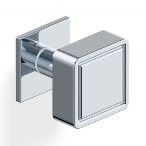 Pomolo girevole per porta K 1056 Valli collezione Lab con rosetta fine