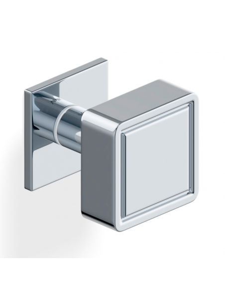 Pomolo girevole per porta K 1056 Valli collezione Lab con rosetta fine