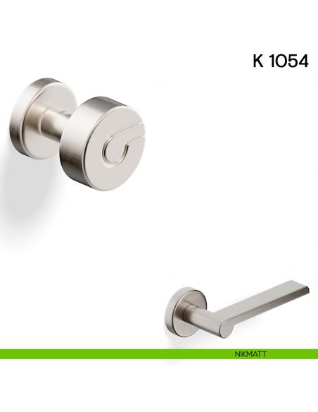 Pomolo girevole per porta K 1054 Valli collezione Lab nikmatt