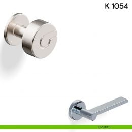 Pomolo girevole per porta K 1054 Valli collezione Lab con rosetta fine 2
