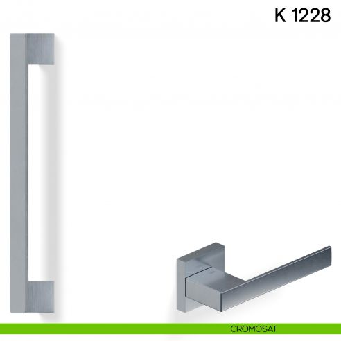 Maniglione per porta K 1228 Valli collezione Fusital cromosat