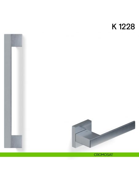 Maniglione per porta K 1228 Valli collezione Fusital cromosat