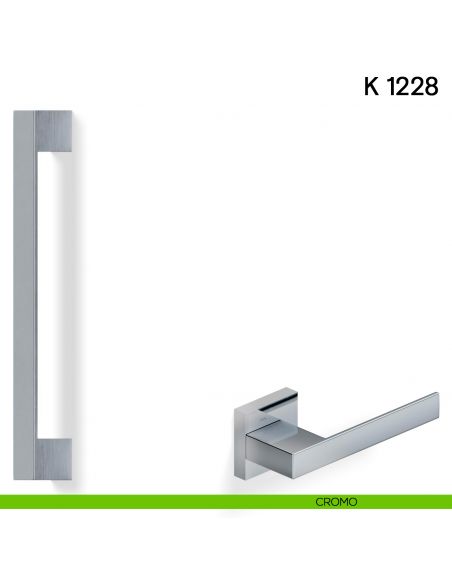 Maniglione per porta K 1228 Valli collezione Fusital cromo