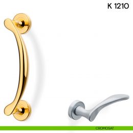 Maniglione per porta K 1210 Valli collezione Fusital zancato 2