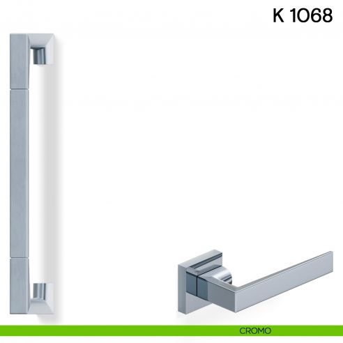 Maniglione per porta K 1068 Valli collezione Fusital cromo