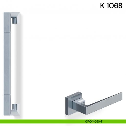 Maniglione per porta K 1068 Valli collezione Fusital cromosat