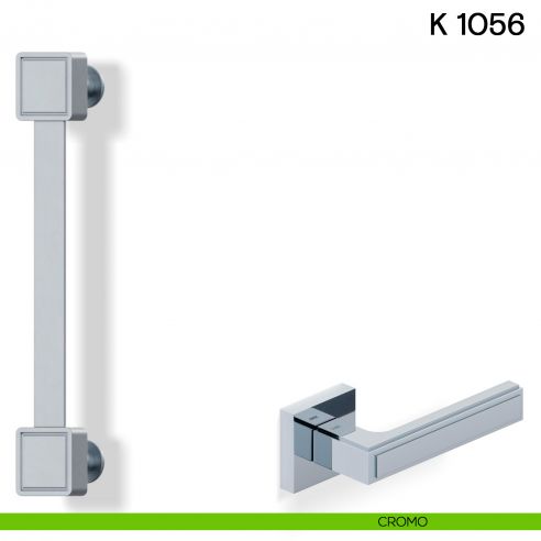 Maniglione per porta K 1056 Valli collezione Lab cromo