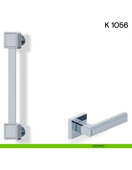 Maniglione per porta K 1056 Valli collezione Lab cromo