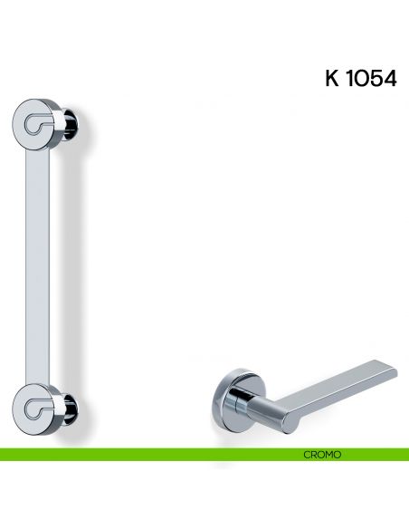 Maniglione per porta K 1054 Valli collezione Lab cromo