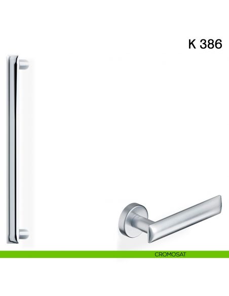 Maniglione per porta K 386 Valli collezione Fusital cromosat