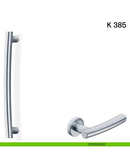 Maniglione per porta K 385 Valli collezione Fusital cromosat