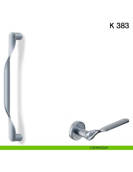Maniglione per porta K 383 Valli collezione Fusital cromosat