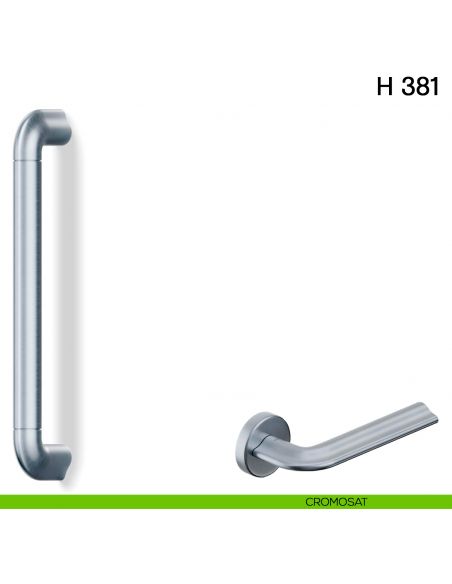 Maniglione per porta K 381 Valli collezione Fusital cromosat
