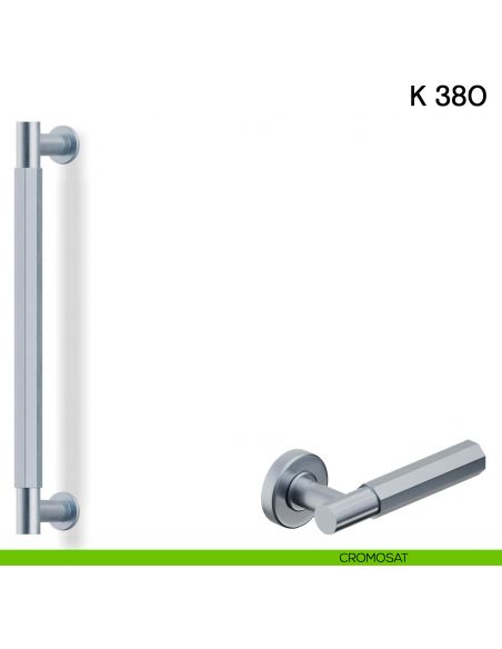Maniglione per porta K 380 Valli collezione Fusital cromosat