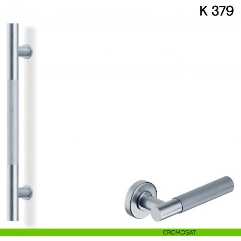 Maniglione per porta K 379 Valli collezione Fusital cromosat