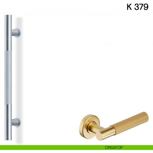 Maniglione per porta K 379 Valli collezione Fusital orsatop