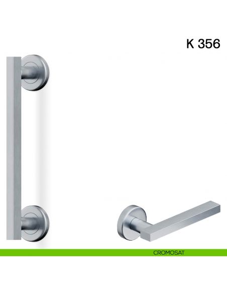 Maniglione per porta K 356 Valli collezione Fusital cromosat