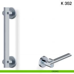 Maniglione per porta K 352 Valli collezione Fusital zancato 2