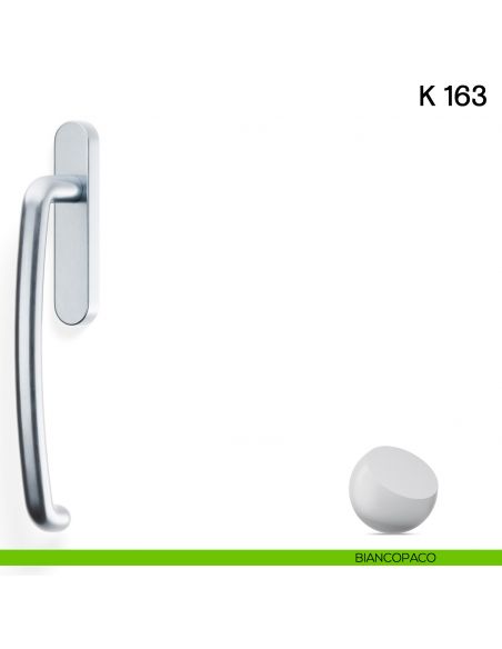 Maniglione per alzante scorrevole K 163 Valli collezione Lab biancopaco