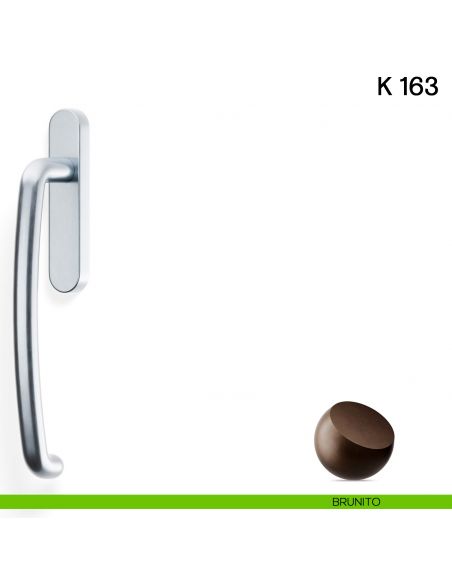 Maniglione per alzante scorrevole K 163 Valli collezione Lab brunito