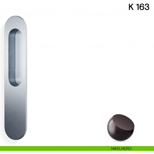 Nicchia cieca ad incasso K 163 PL N Valli collezione Lab nikelnero
