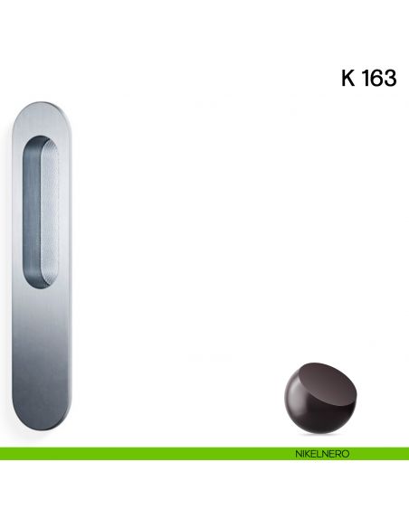 Nicchia cieca ad incasso K 163 PL N Valli collezione Lab nikelnero