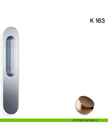 Nicchia cieca ad incasso K 163 PL N Valli collezione Lab ottone naturale