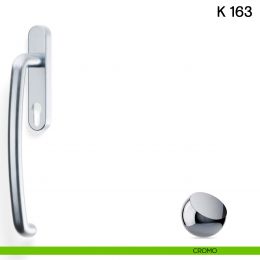 Maniglione per alzante scorrevole K 163 Valli collezione Lab con placca yale 2