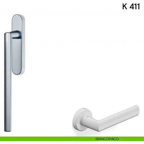 Maniglione per alzante scorrevole K 411 Valli collezione Lab biancopaco