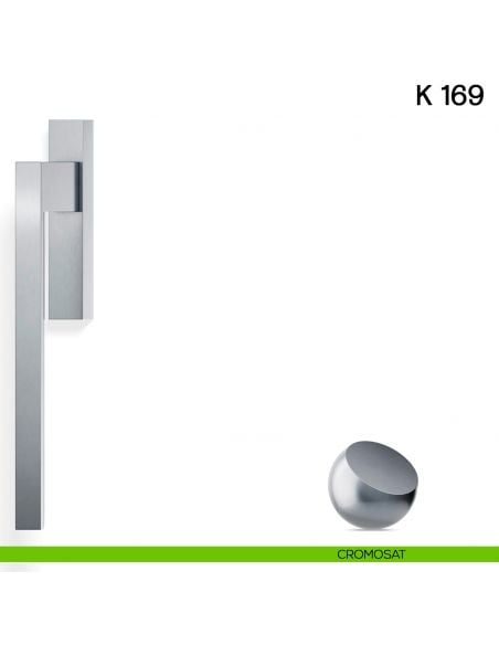Maniglione per alzante scorrevole K 169 Valli collezione Fusital cromosat
