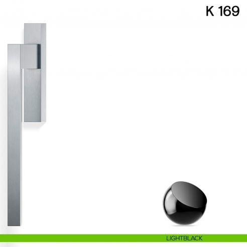 Maniglione per alzante scorrevole K 169 Valli collezione Fusital light black