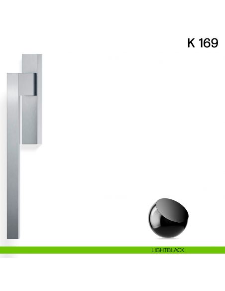 Maniglione per alzante scorrevole K 169 Valli collezione Fusital light black