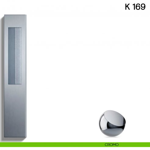 Nicchia cieca ad incasso K 169 PL N Valli collezione Lab cromo