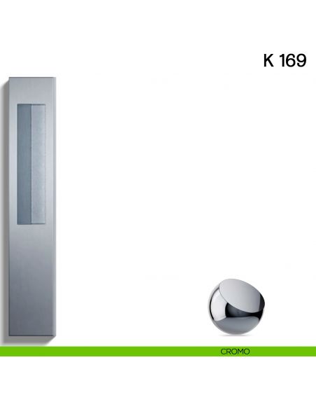 Nicchia cieca ad incasso K 169 PL N Valli collezione Lab cromo