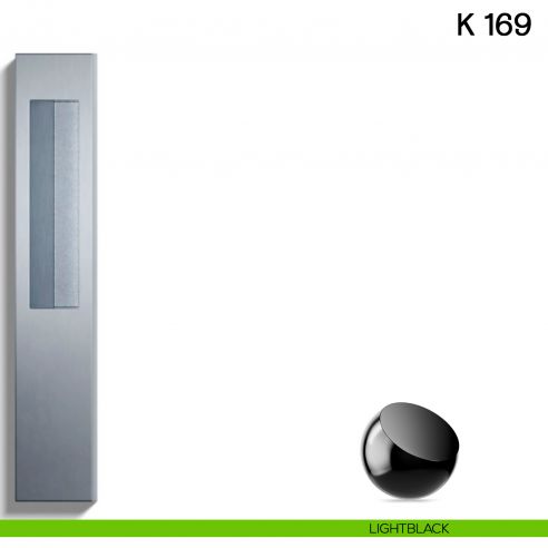 Nicchia cieca ad incasso K 169 PL N Valli collezione Lab lightblack