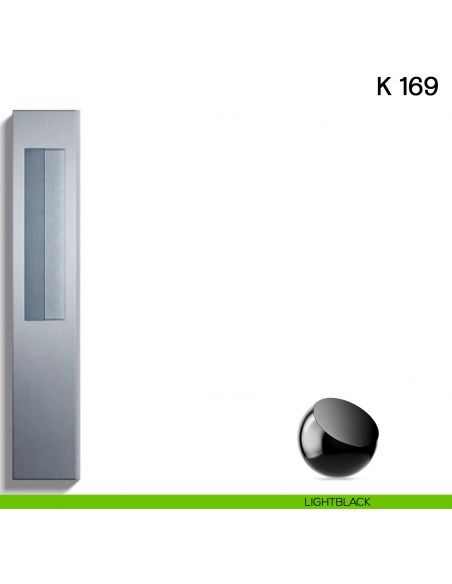 Nicchia cieca ad incasso K 169 PL N Valli collezione Lab lightblack