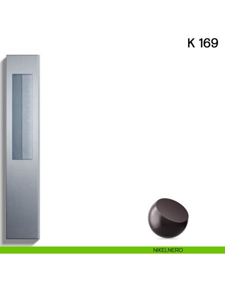 Nicchia cieca ad incasso K 169 PL N Valli collezione Lab nikelnero