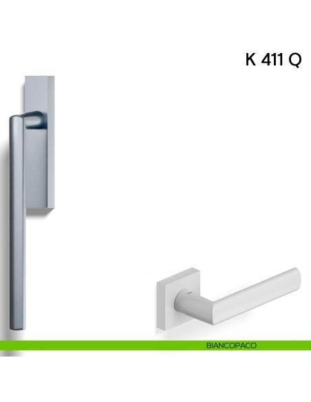 Maniglione per alzante scorrevole K 411 Q Valli collezione Lab biancopaco