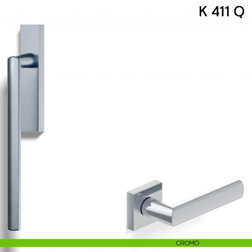 Maniglione per alzante scorrevole K 411 Q Valli collezione Lab cromo
