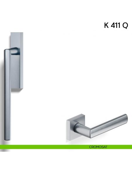 Maniglione per alzante scorrevole K 411 Q Valli collezione Lab cromosat