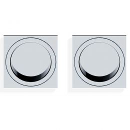 Maniglia per porta scorrevole K 3014 Valli collezione Fusital senza serratura