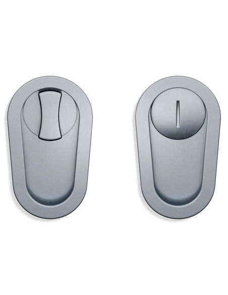 Maniglia per porta scorrevole K 1211 Valli collezione Lab nottolino e serratura