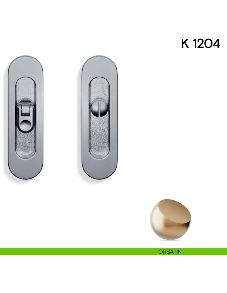 Maniglia per porta scorrevole K 1204 Valli collezione Lab nottolino e serratura orsatin