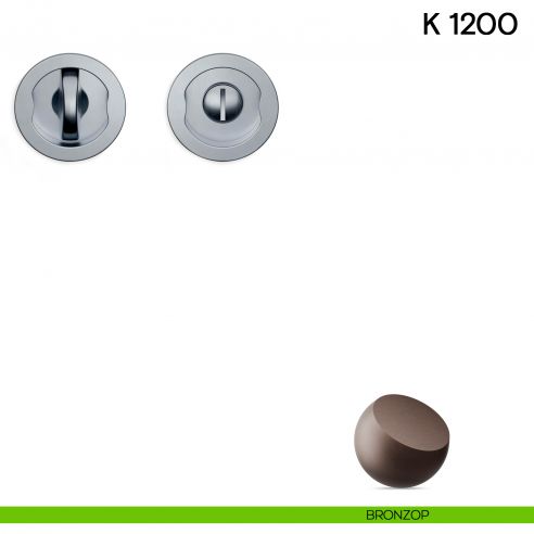 Maniglia per porta scorrevole K 1200 Valli collezione Lab nottolino e serratura bronzop