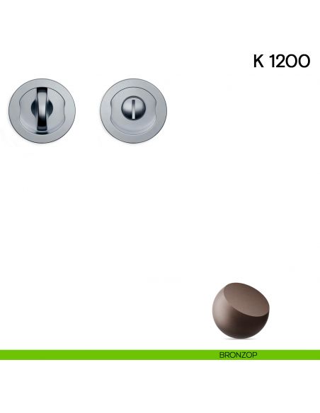 Maniglia per porta scorrevole K 1200 Valli collezione Lab nottolino e serratura bronzop