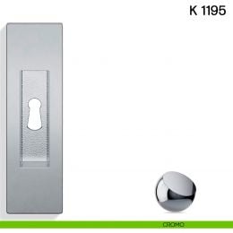 Maniglia per porta scorrevole K 1195 Valli collezione Lab con foro chiave 2