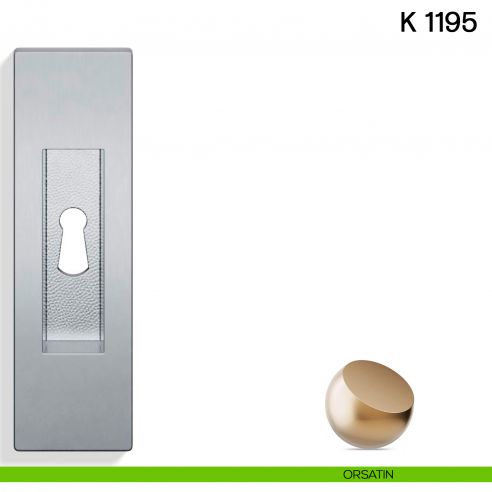 Maniglia per porta scorrevole K 1195 Valli collezione Lab con foro chiave orsatin