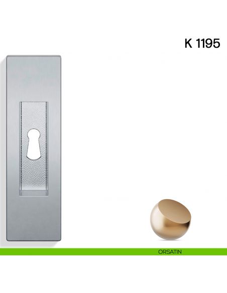 Maniglia per porta scorrevole K 1195 Valli collezione Lab con foro chiave orsatin