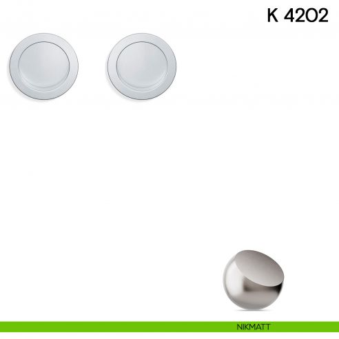 Maniglia per porta scorrevole K 4202 Valli collezione Lab senza serratura nikmatt